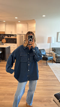 City Denim Shirt Jacket, Denim Blue