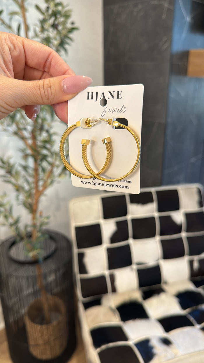 HJane Heather Hoops, Gold