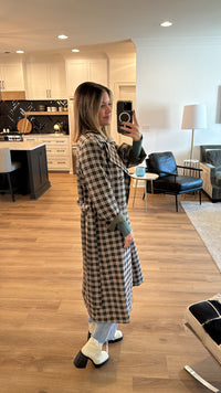 Romee Trench Coat, Grey Combo