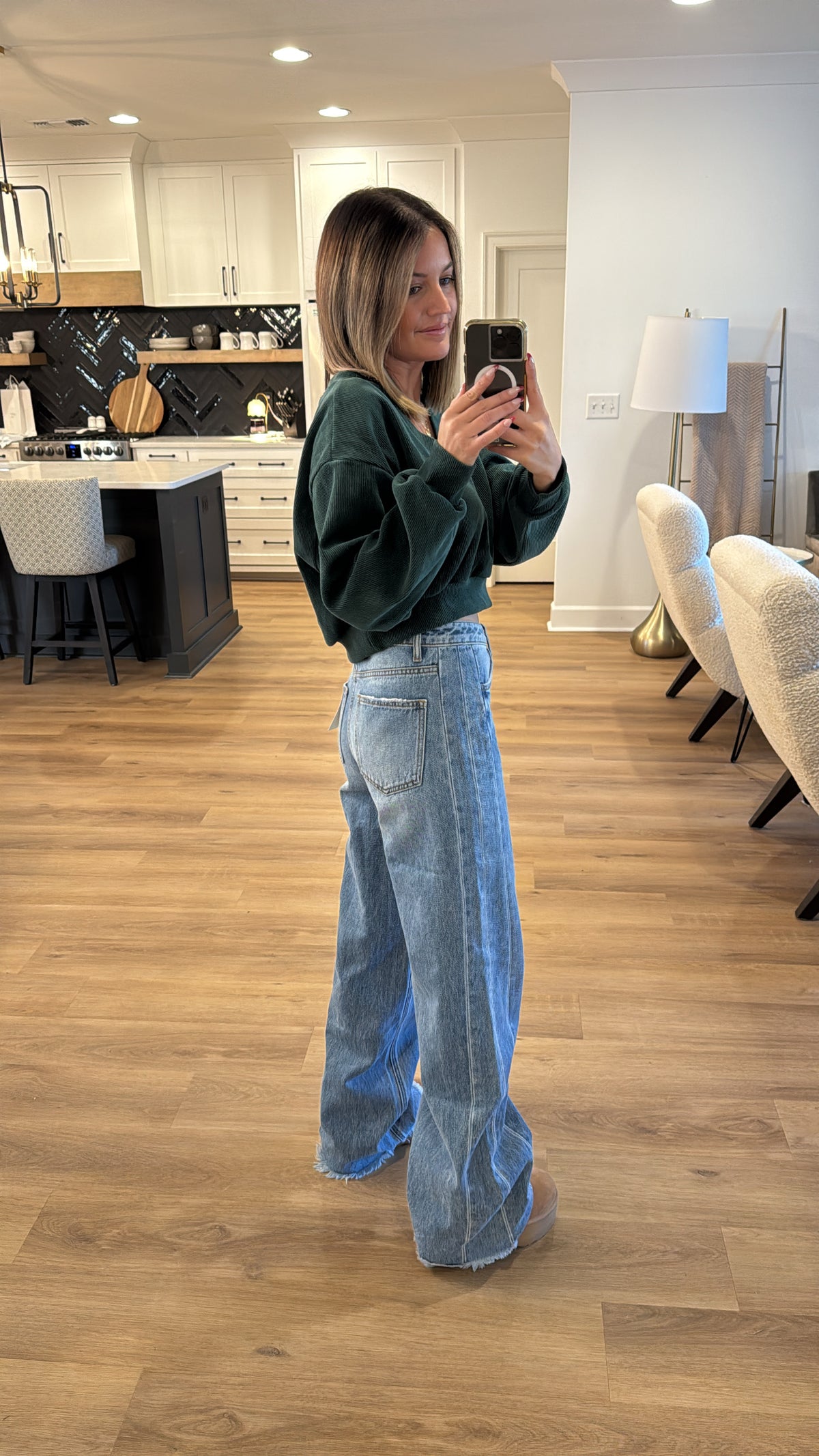 90's Vintage Loose Wide Leg Jean