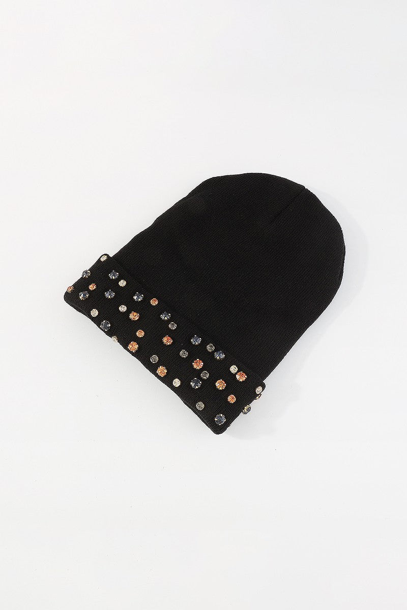 Rhinestone Beanie