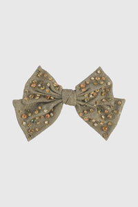 Metallic Bow Clip