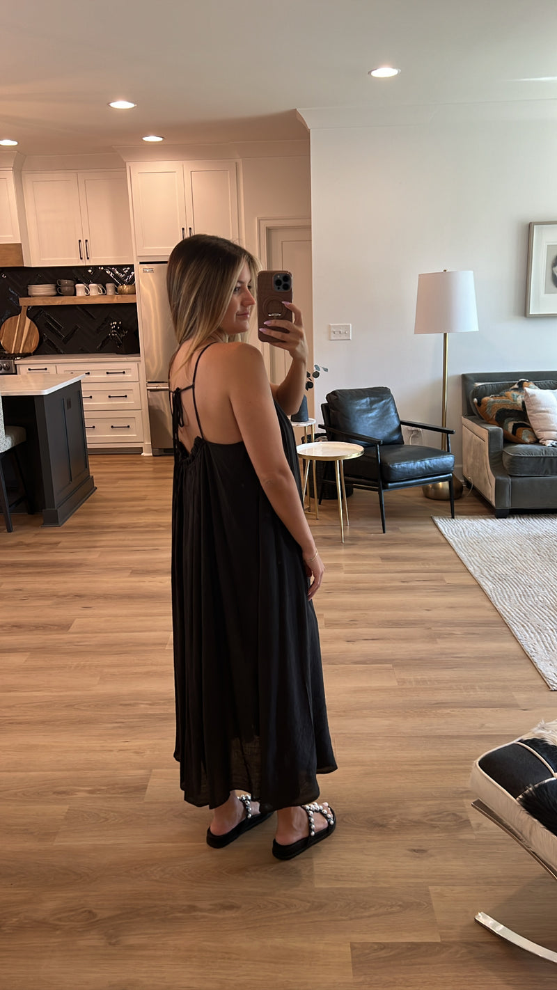 Vacay Maxi Dress, Black