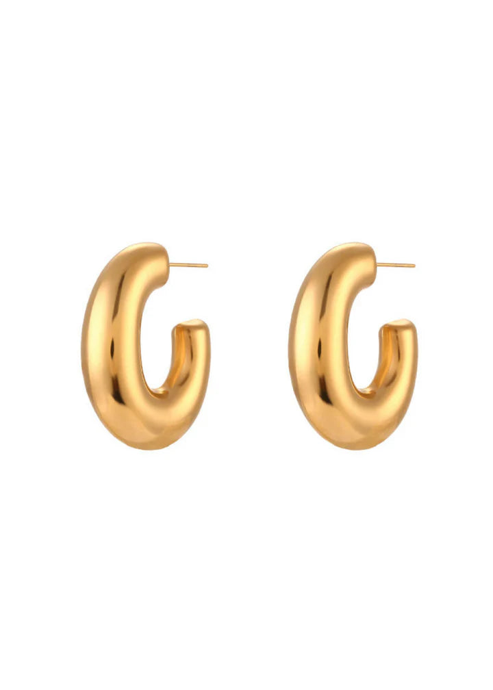 HJANE Jewels Karlie Chunky Hoops, Gold