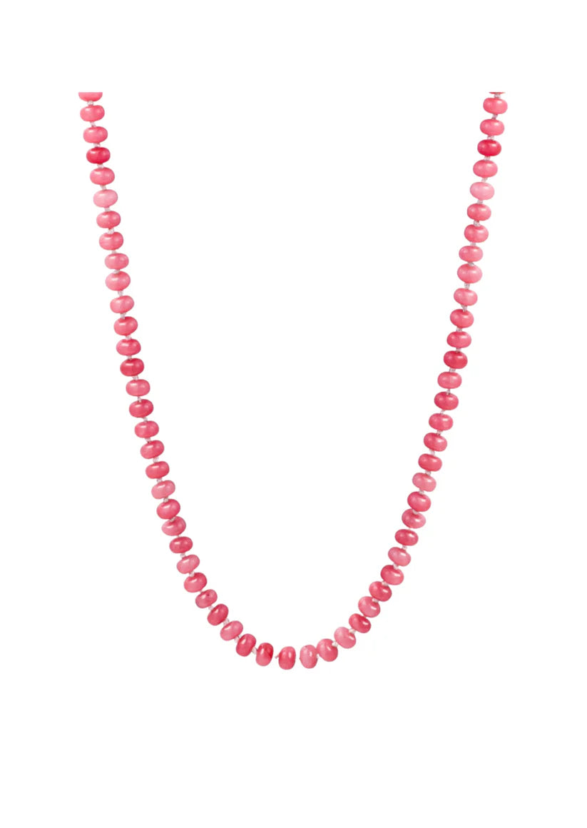 HJANE Jewels Maddie Beaded Necklace, Pink