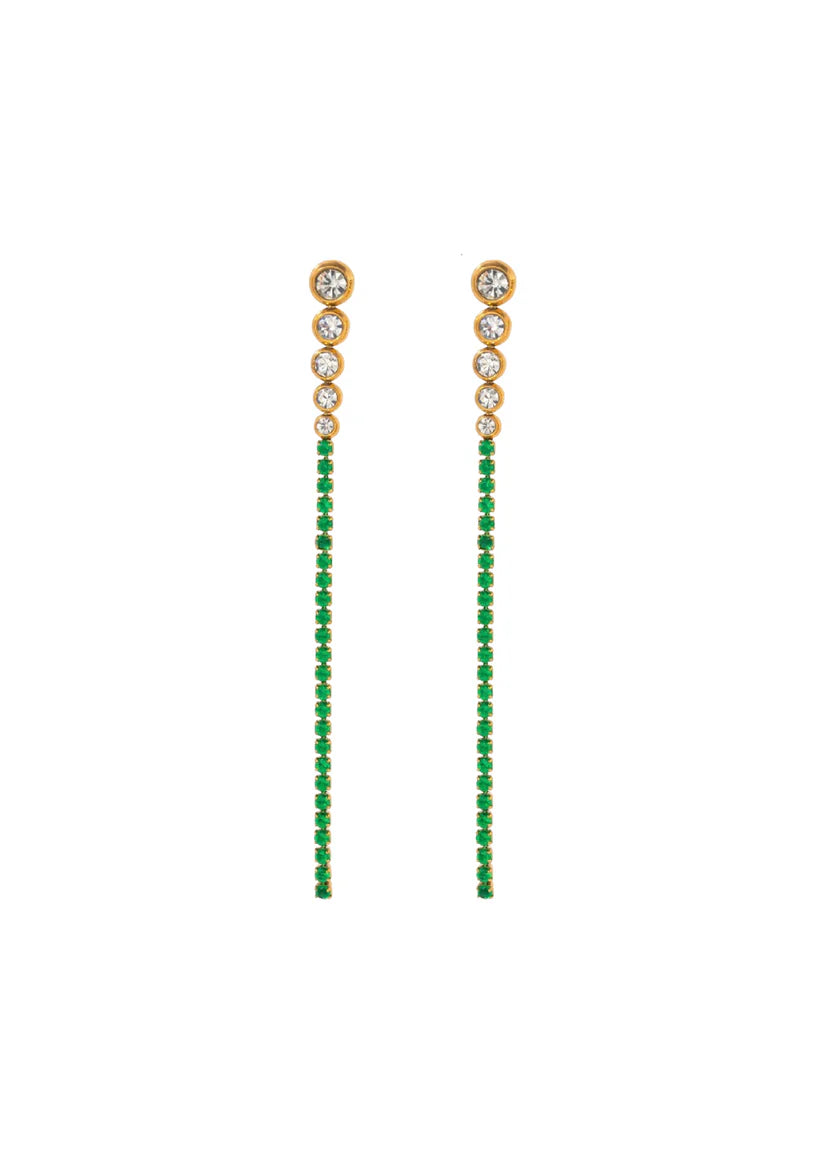 HJane Minka Studs, Green