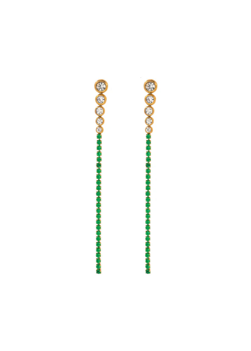 HJane Minka Studs, Green