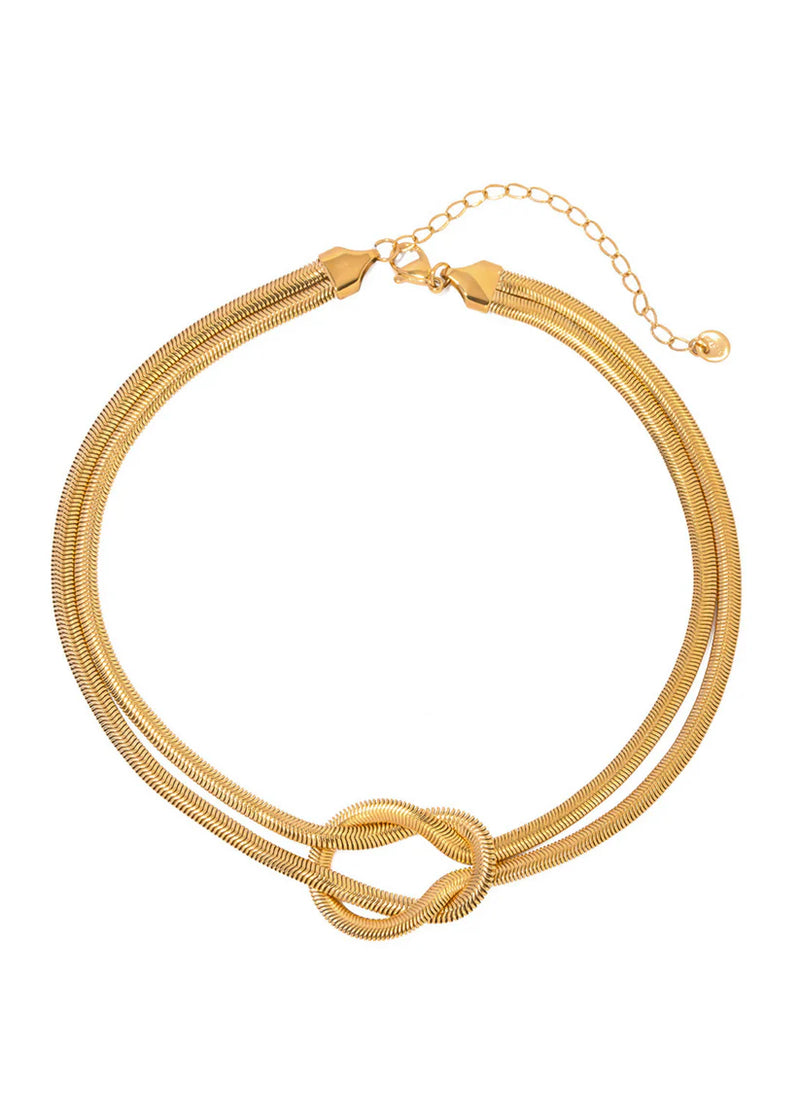 HJane Riley Necklace, Gold