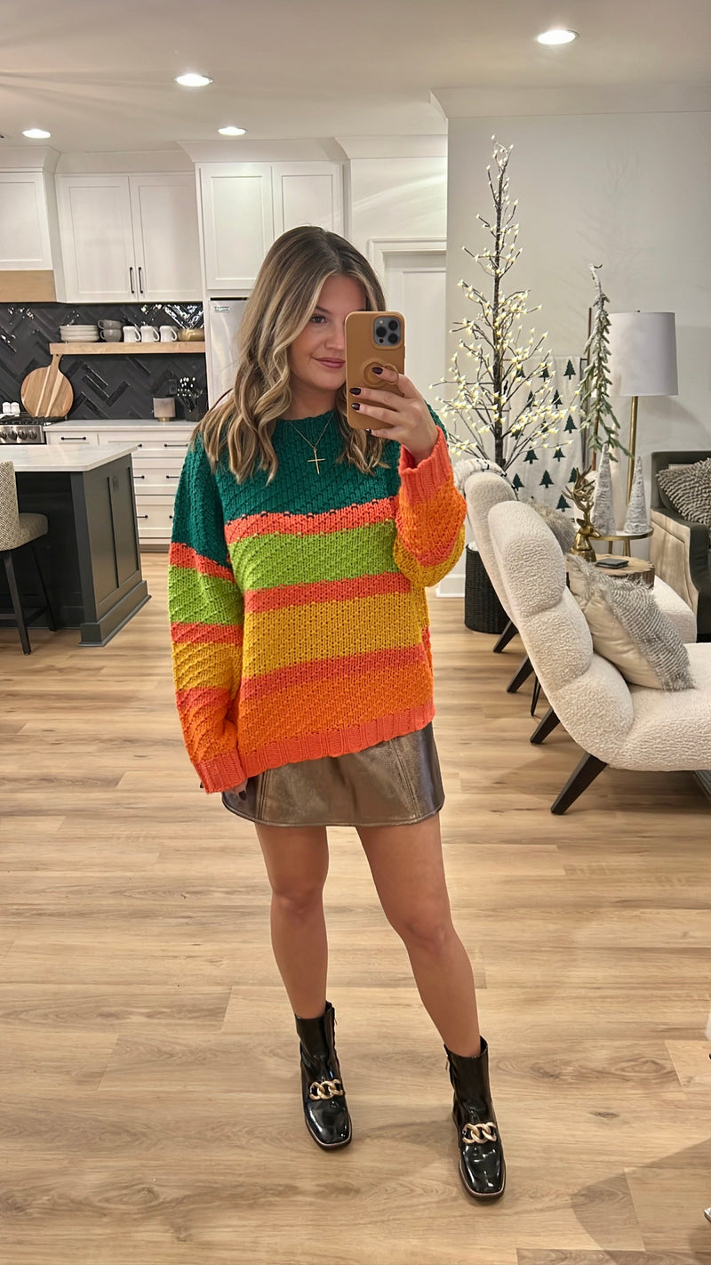 Chunky Sweater, Multi
