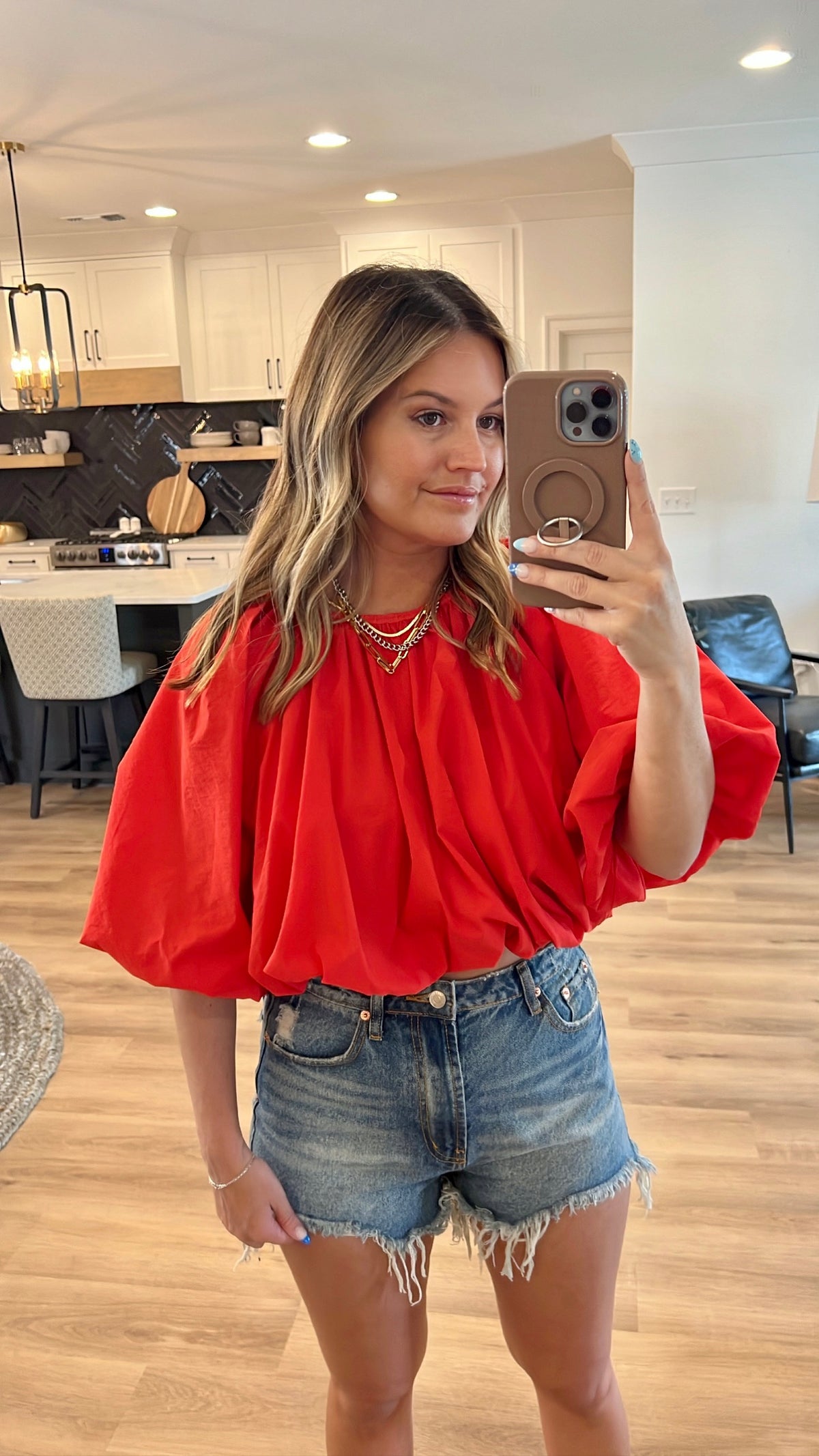 The Voluminous Top, Red