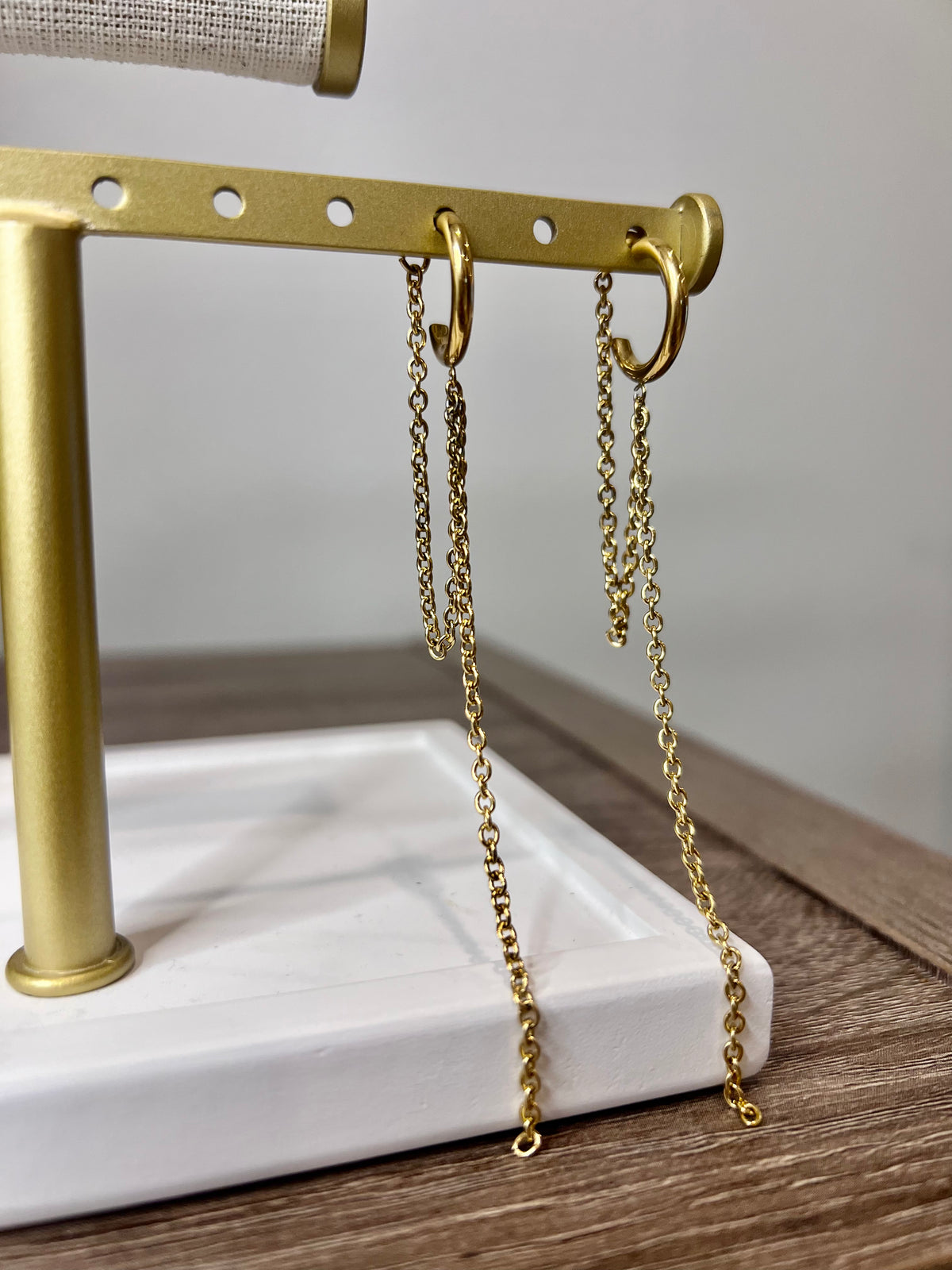 Bracha Beck Chain Earrings