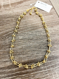 Rope Knot Necklace, Gold