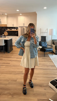 Faux Leather Mini, Beige