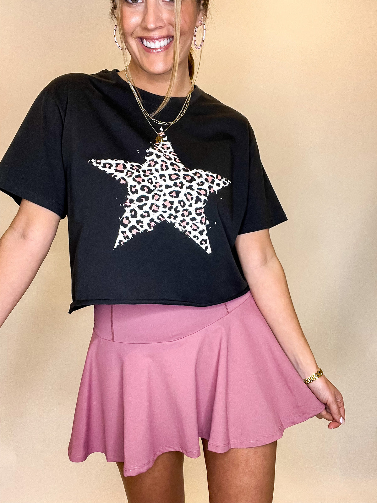 Sporty Skort, Mauve