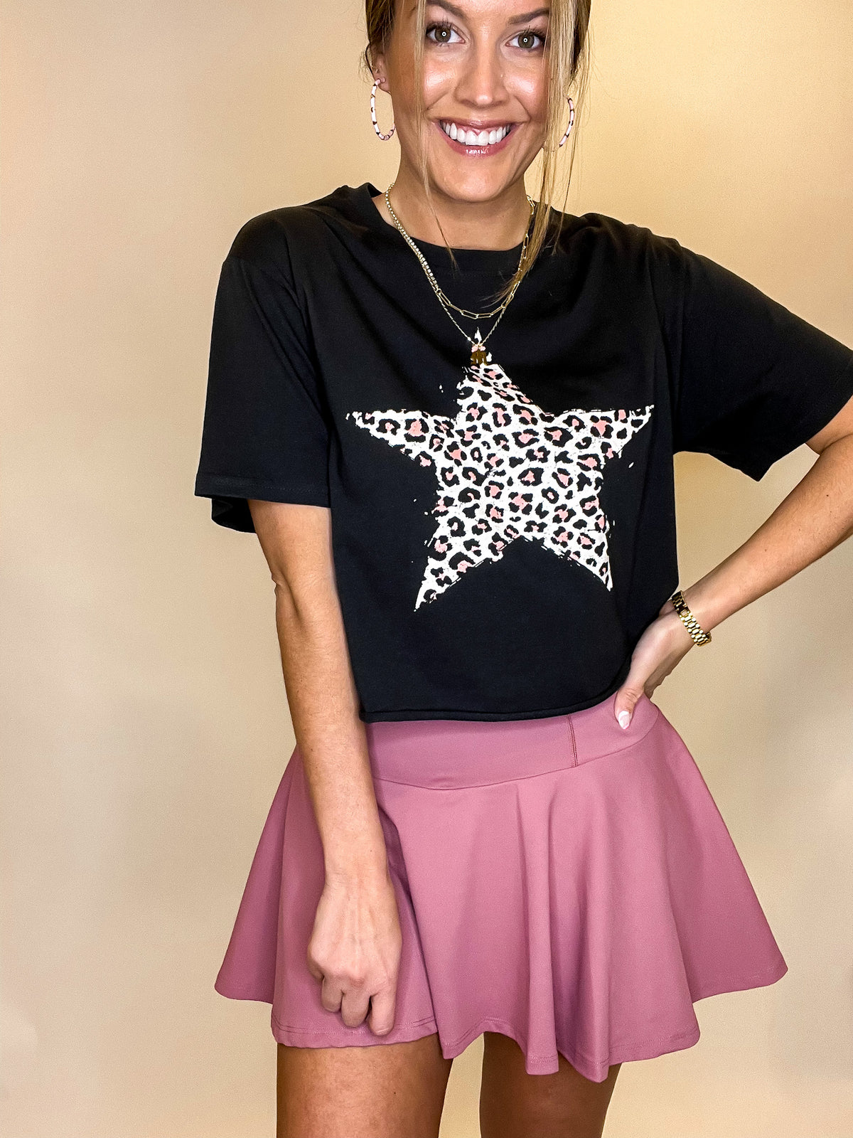 Sporty Skort, Mauve